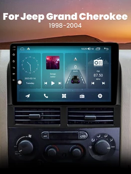 AI Hlas Bezdrátové Carplay, Android, 12 Auto Multimediální Rádio Pro Jeep Grand Cherokee II WJ 1998-2004 GPS DSP Wifi IPS RDS 8GB 128GB