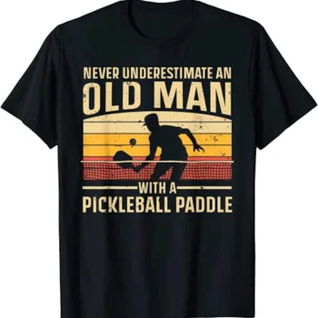 Cool Pickleball Umění Pro Pádlo Player T Shirt Pot 12254