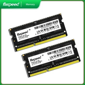 FASPEED DDR3 8GB Paměti RAM DDR3 4GB 1600MHz 1333 1866 Zvýšit Rychlost a Výkon s Dual-Channel Nízká Latence Notebook Memoria
