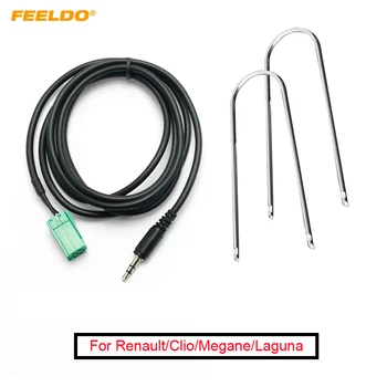 FEELDO 1Set Aux In Vstup 3,5 mm Adaptér A Rádio odstranění klíče Pro Renault Clio Megane Laguna MP3 Pro iPod /iPhone #FD-1731