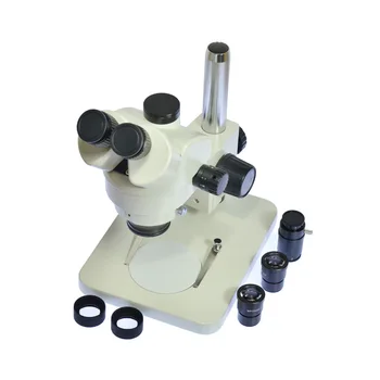 Hayear 7X-45X Tabulka Pilíř Stát Simul Kontaktní Trinocular Stereo Mikroskop Inspekce Zoom C-mount Objektiv Adaptér pro THTPCB Opravy