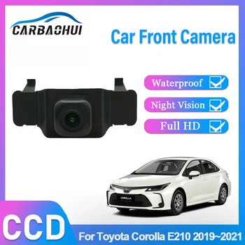 HD CCD 1080P Auto Přední Pohled Parkovací Pozitivní Logo Kamera, Noční Vidění, Vysoké Kvality Pro Toyota Corolla E210 2019 2020 2021