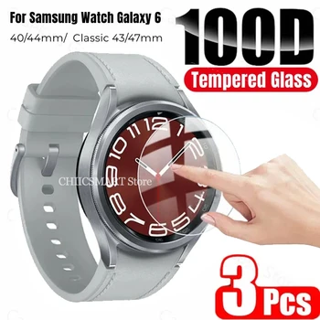 HD Tvrzené Sklo Pro Samsung Galaxy Hodinky 6 × 40 mm, 44mm Watch6 Classic 43mm 47mm Screen Protector Ochranné Fólie čiré Sklo