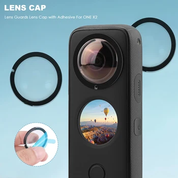 HOT-Objektiv Stráže Tělo Fotoaparátu Lepkavé Chránič Kryt Kit Lens Cap s Lepidlo na Insta 360 JEDNÉ X2