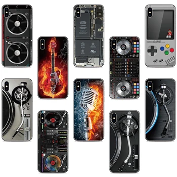 Hudba DJ Telefon Pouzdro Pro Samsung Galaxy M54 A54 F14 S23 S22 A22 A73 A53 A13 A14 A23 A34 A33 A52 A04s A04e M33 A12 M30s Kryt