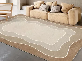 J2523 obývacím pokoji koberec je moderní a minimalistický koberec s plnou smyčky samet