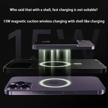Nové 50000mAh Macsafe Power Bank 15W Magnetické Bezdrátové Rychlá Nabíječka Pro iphone 12 13 14 14Pro Max Externí Záložní Baterie
