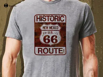 Nové Mexiko, Route 66 Vintage Klasické Tričko Biker Motocykl Retro Ideální Dárek Tričko Fashion Funny Nový Xs-5Xl