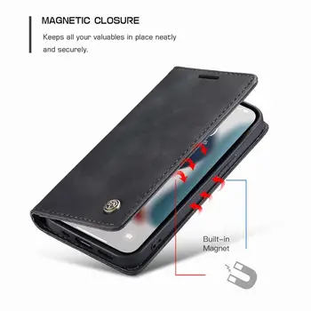Nový Styl Luxusní Magnetický Flip Kožená Peněženka Pouzdro Pro iphone 14 Pro Max Plus Měkké Silikonové Nárazuvzdorný Taška Kryt Pro i phone