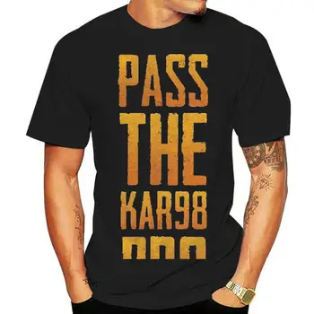 PUBG Kar98 98K T Košile pro Muže Plus Velikosti Oblečení Krátký Rukáv Fashion T-Shirt Posádka Krk Bavlna Trička Plus Velikost