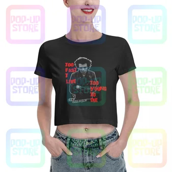 Sid Vicious Punk Rock,Sex Pistols,Brooklyn Ženy Crop Top T-shirt Tee Vzácné Módní Bederní All-Zápas Žena Tričko