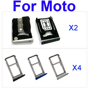 Sim Karty Zásobník Držák Pro Motorola Moto X4 X+1 2. Gen X2 XT1092 Sim Micro Reader Slot na Kartu Adaptéry Zásuvka Náhradní Díly