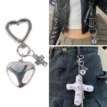 Srdce Přívěsky Křesťanské Náboženské Víry Klíč-Řetězce Módní Šperky Příslušenství Dárek Y2K Bag Kouzlo Auto Přívěšek na klíče Dropshipping