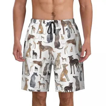 Vlastní Board Šortky Pánské Rychlé Suché Plavky Koupačky Cute Dog Plavky Plavky