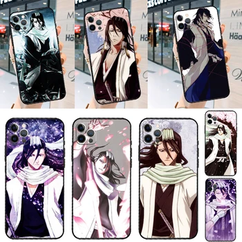 Anime Bleach Může Kuchiki Telefon Pouzdro Pro iPhone 11 12 13 14 15 Pro Max X XR XS 7 8 Plus SE Silikonovou Nárazník Zadní Kryt