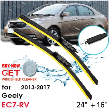Auto Čepel Stěrače Čelního Okna Gumové Silicon Náplň Stěračů Pro Geely EC7-RV 2013-2017 LHD / RHD 24