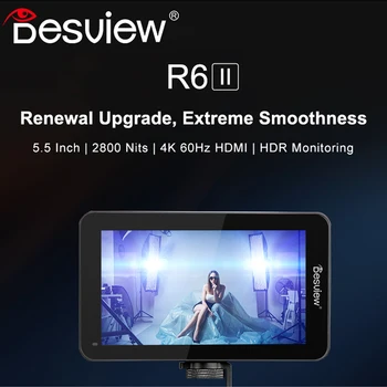 Desview R6 II 2800nit Ultra Vysoký Jas 4K 60 HDMI-kompatibilní Monitor 3D LUT Dotykový Displej HDR Camera Pole Monitoru