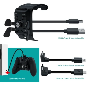 Dobe Controller Tlačítko Zpět Nástavec Adaptér Spínači Kláves pro Xbox One S/x/série S/série X Controller Gamepad Batoh