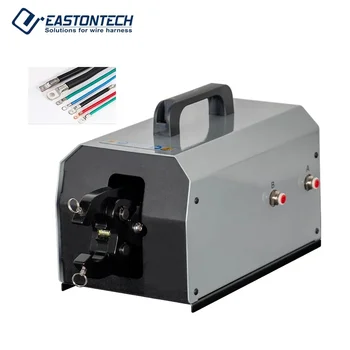 EASTONTECH AM-120L Pneumatické svorky vzduchem poháněná lisovací stroj pro automobilový kabelového svazku ruční lisovací nástroj