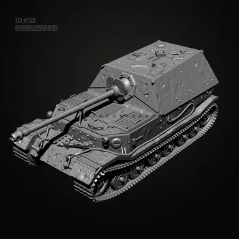 H 65 mm 50 mm 35 mm Pryskyřice kity obrázek bezbarvý a self-assembled (Tank) TD-6125/3D