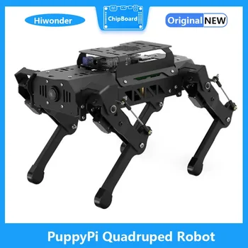 Hiwonder PuppyPi Čtyřnožec Robota s AI Vision Poháněn Raspberry Pi, ROS, Open Source Robot Pes