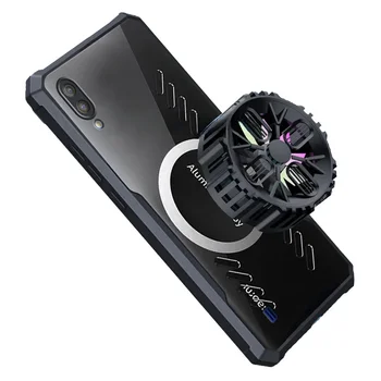 Hráč Telefon Pouzdro pro Samsung Galaxy M10 Grafenu Odvod Tepla Kryt Osmi Otvory, Prodyšný materiál Průhledná Slim Pouzdro