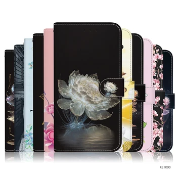 Jednobarevné Poškrábání Telefon Kryt pro Huawei Honor X5 X6a Plus Play40C Telefon Shell Jednoduchost Slot pro Karty Peněženka, Klip Bydlení