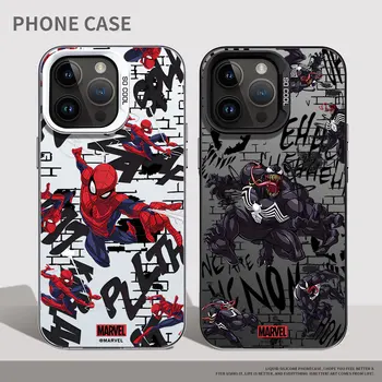 Marvel Venom Spider Man Pouzdro pro Samsung Galaxy A34 A72 5G A42 A52 A53 A14 A33 A52s A11 A73 A23 A54 A24 Měkký Kryt Capa Luxusní