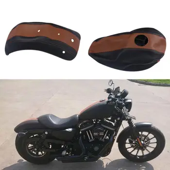 Motocykl Palivová Nádrž Kožený Potah Blatníku Protector Pro Harley Sportster 883 1200 2009-2011