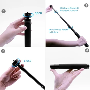 Selfie Stick pro Insta360 X3 Jedna X2 Kapesní Rozšíření Selfie Stick Tyč Tyč pro DJI Mobile 6 Zhiyun gimbal Gopro 9 Příslušenství