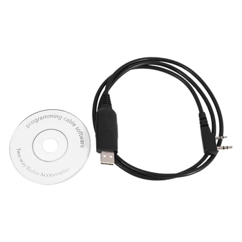 USB Programovací Kabel pro Baofeng UV-5R 888S pro Kenwood Radio Walkie Talkie Příslušenství S CD-rom